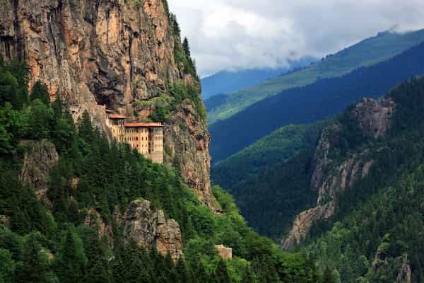 Asombroso Monasterio de Sumela-Mar Negro de Turquía