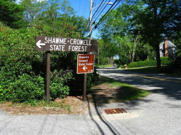 Campamento forestal estatal Shawme-Crowmwell, MA