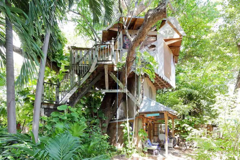 Canopy Treehouse en Permaculture Farm-treehouse en florida