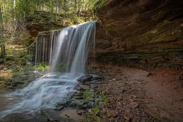 Cataratas Lost Creek-cascadas en Wisconsin