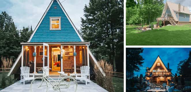 Chic A-Frame Dog-Friendly Vermont