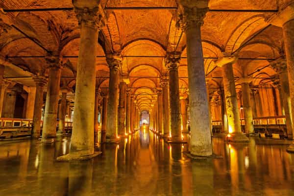 Cisterna Basílica, Estambul-Lugares Subterráneos para Visitar en Turquía