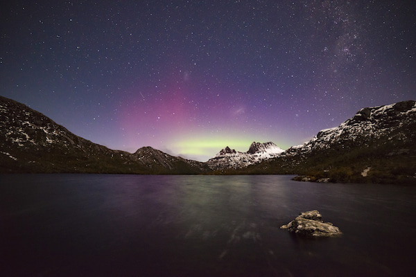 Cradle Mountain, Parque Nacional Cradle Mountain-Lake St Clair, Tasmania-nueva zelanda aurora boreal