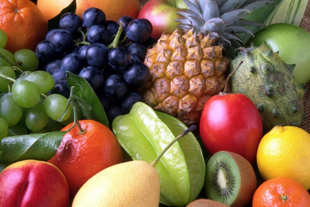 Diferentes tipos de frutas en Costa Rica