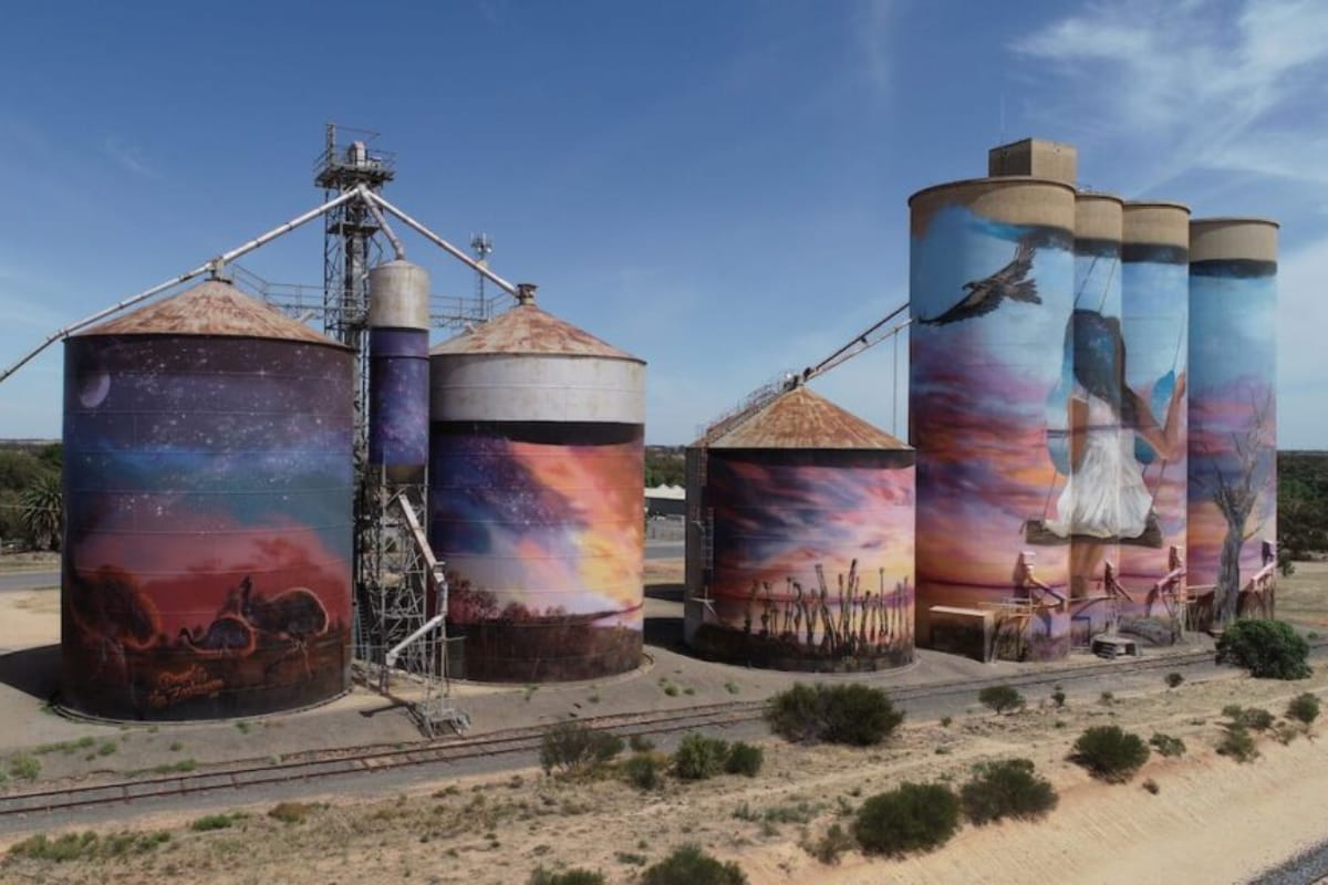 El Arte del camino del Silo que salvó a las ciudades rurales de Australia