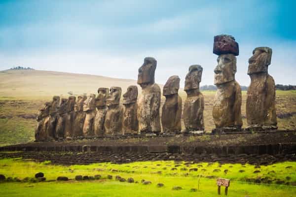 Hay casi 900 estatuas en Rapa Nui