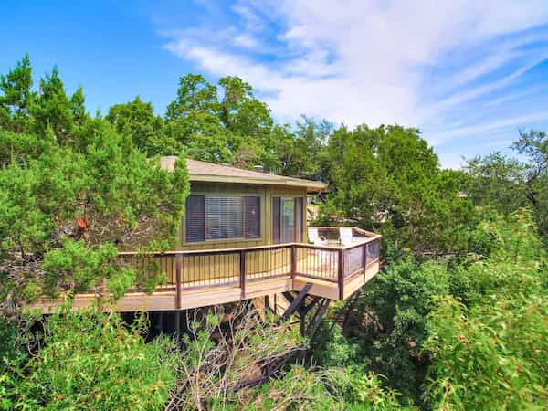 La Casa del árbol en el lago Travis-Casas en el Árbol en Texas