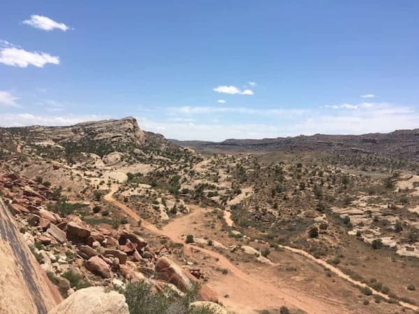 Losas de sol-Acampar Gratis cerca de Moab