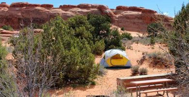 Lugares para Acampar Gratis cerca de Moab, Utah