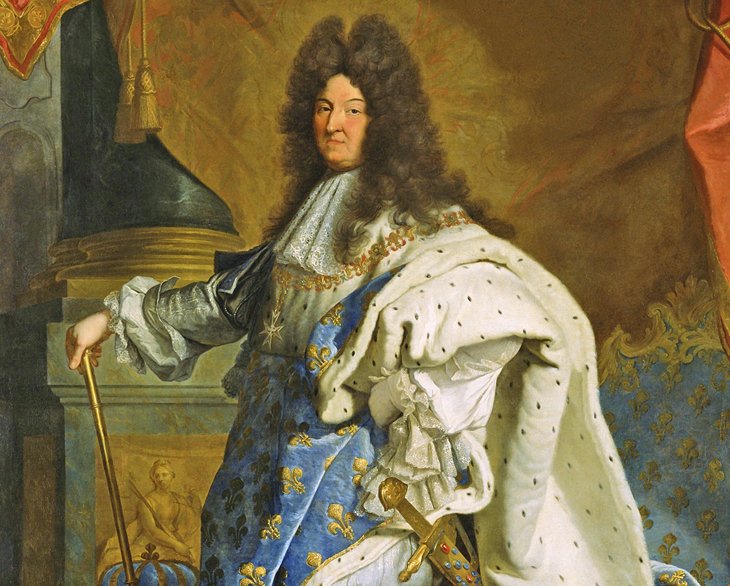 Luis XIV de Hyacinthe Rigaud (ala Sully, habitación 916)