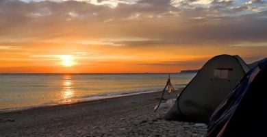 Maravillosos Lugares para Acampar en la Playa en Nueva Inglaterra