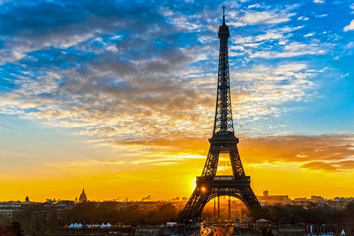 Mira el atardecer desde la Torre Eiffel