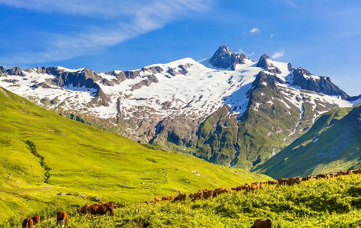 Mont-Blanc y Annecy en los Alpes franceses