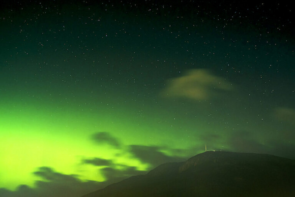 Monte Wellington, Hobart Aurora boreal en Australia y Nueva Zelanda-auroras boreales nueva zelanda