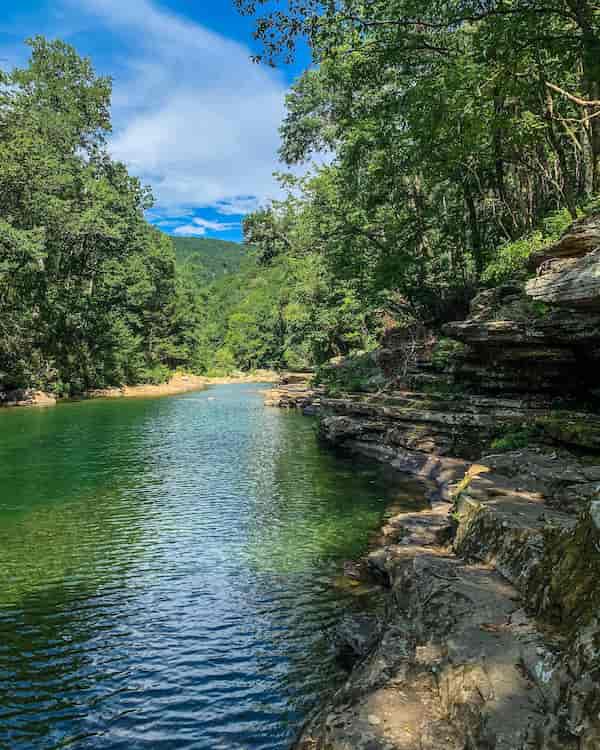 North Chick Blue Hole-pozos para nadar en Tennessee 