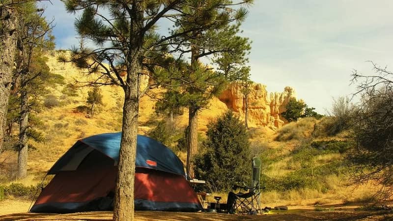 Parque Nacional Bryce Canyon zonas de acampada