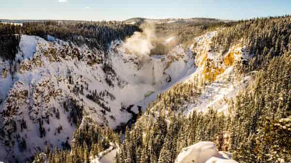 Parque Nacional de Yellowstone-Parques nacionales de EE. UU. para visitar en invierno