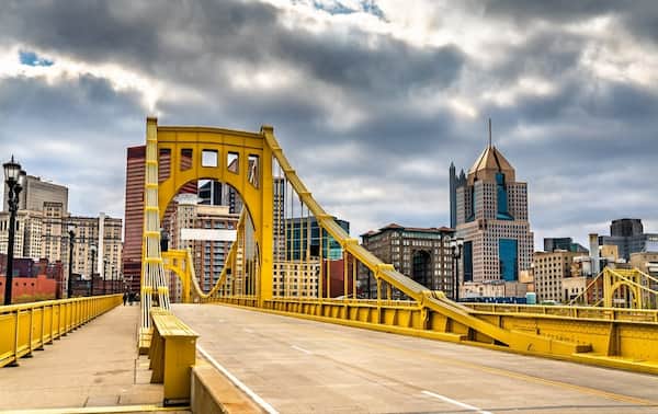 Pittsburgh, Pensilvania-Viajes por carretera desde Detroit