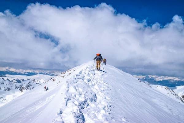 Quandary Peak-Caminatas de Invierno en Colorado