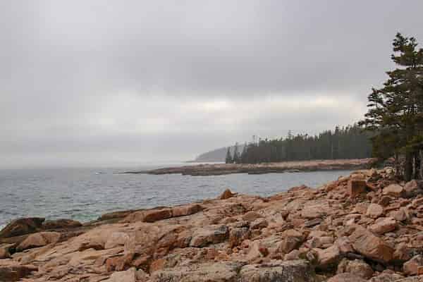 Sendero del puerto de barcos-Caminatas en el Parque Nacional Acadia