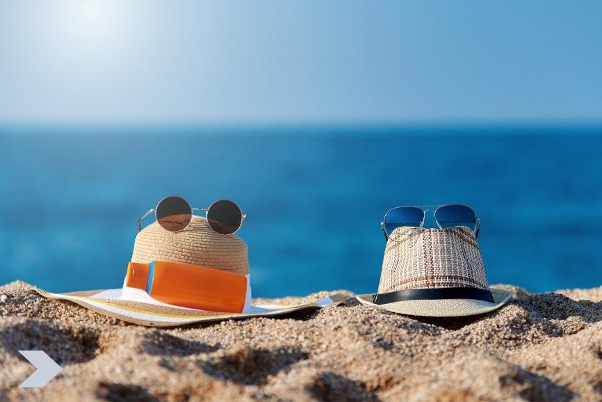 Sombreros de playa