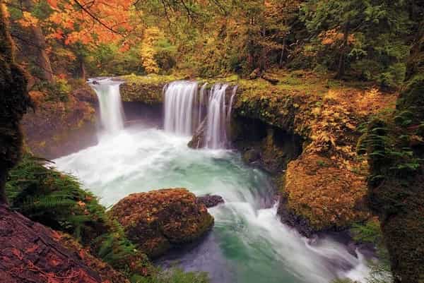 Spirit Falls-Cascadas en Washington