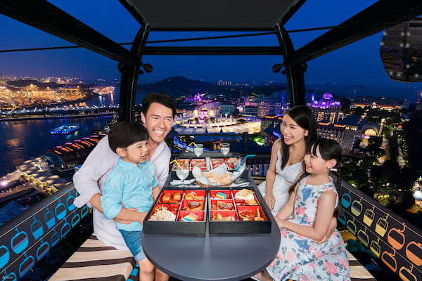 Teleférico Sky Dining-lugares para cenar en Singapur 3