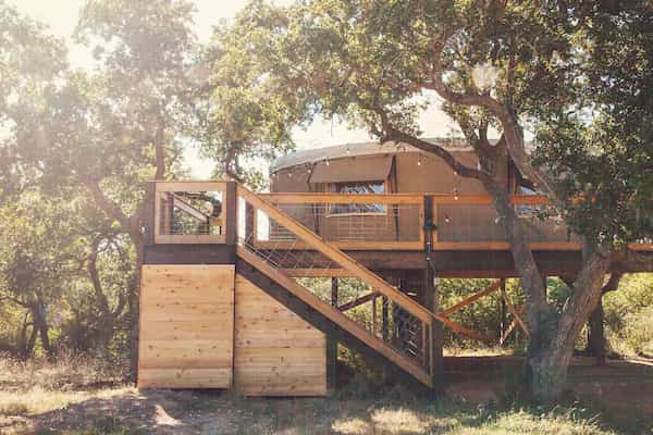 Yurta en los árboles-Alquileres de Yurtas en Texas