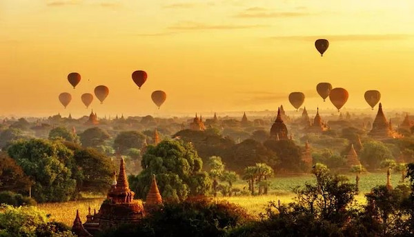 amanecer en Bagan como explorar Bagan en Birmania 4