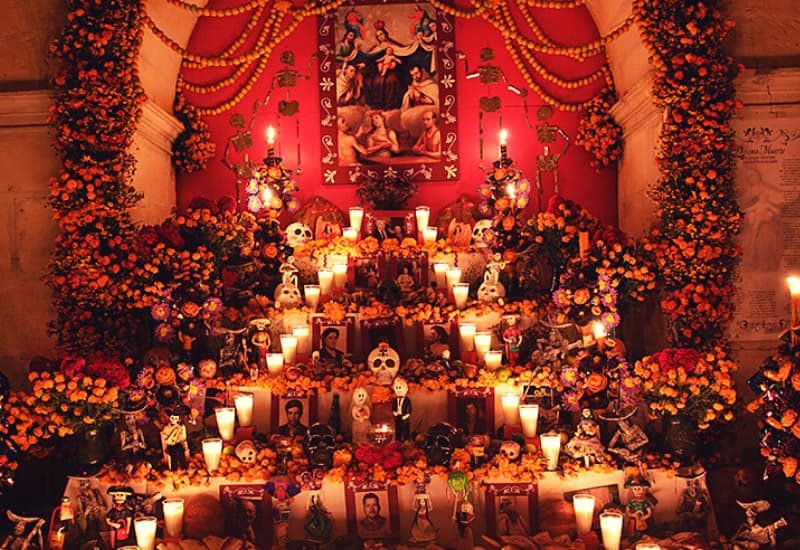 celebración Día de Muertos en México