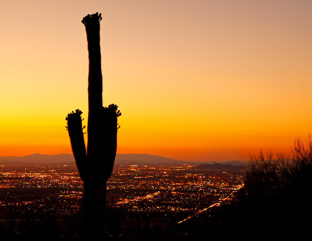 Mejores Lugares para Visitar en Enero en EE.UU Phoenix, Arizona, para caminatas por el desierto