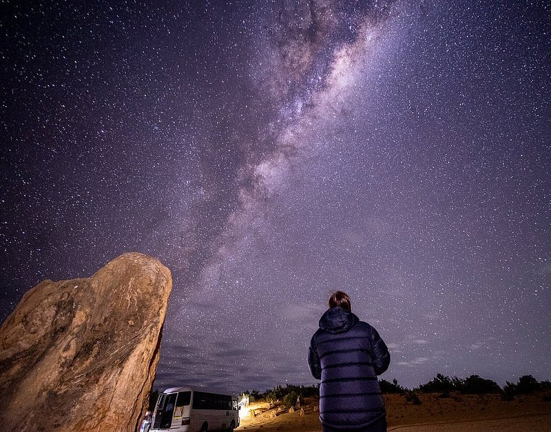 ver estrellas Eesierto de Pinnacles, Cervantes, Australia