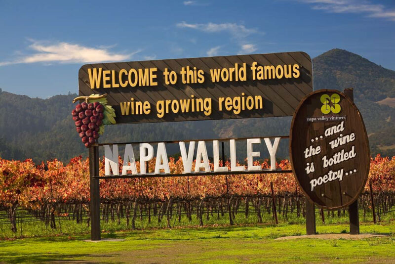 Beba vino sin multitudes en Napa Valley, California