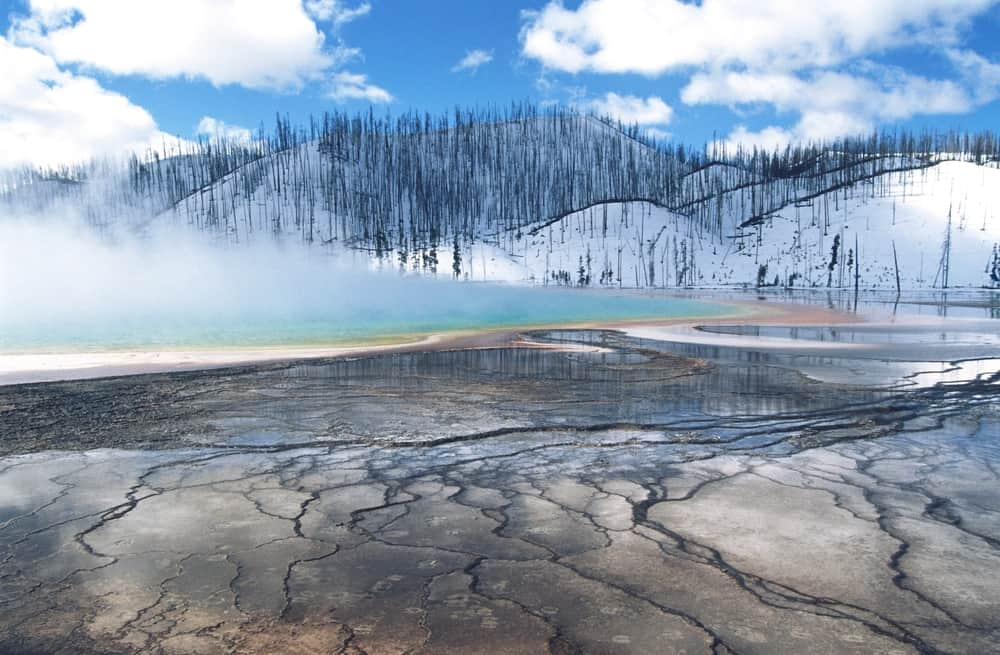 Mejores Lugares para Visitar en Febrero en EE.UU Parque Nacional de Yellowstone; Montana y Wyoming