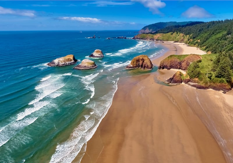 Mejores Lugares para Visitar en Mayo en EE.UU Costa de Oregon