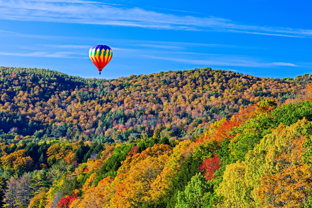 Lugares para Visitar en Octubre en EE.UU Montañas Verdes, Vermont
