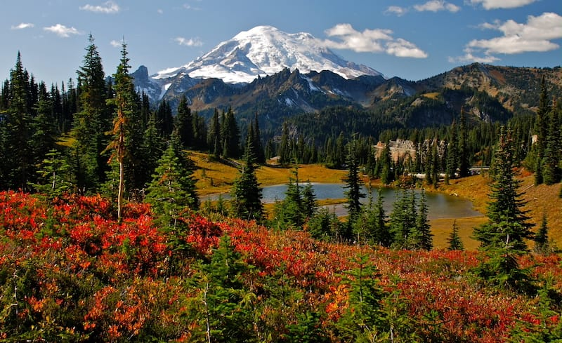 Lugares para Visitar en Octubre en EE.UU Cascade Mountain 