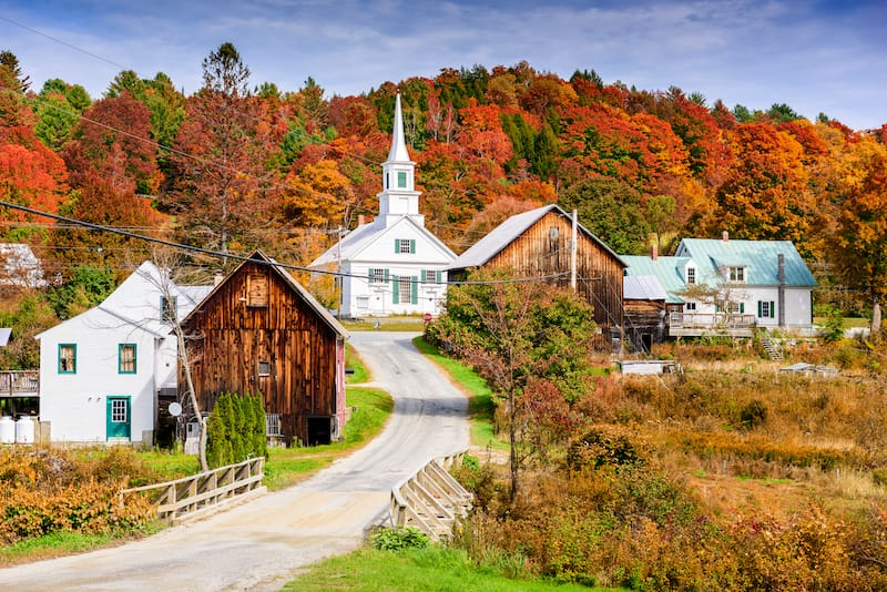 Lugares para Visitar en Octubre en EE.UU Vermont