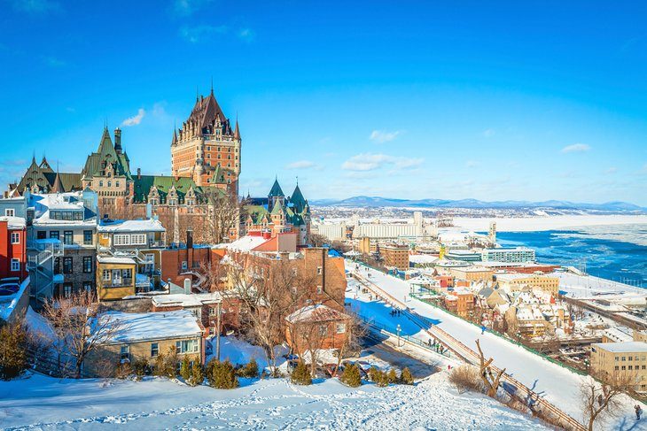 Destinos económicos para viajar en diciembre Ciudad de Quebec, Quebec, Canadá