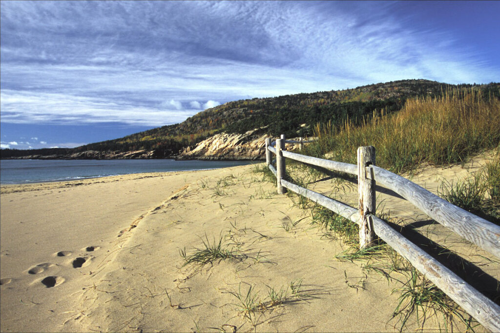 playas en Nueva Inglaterra Bar Harbor, Maine-sand beach