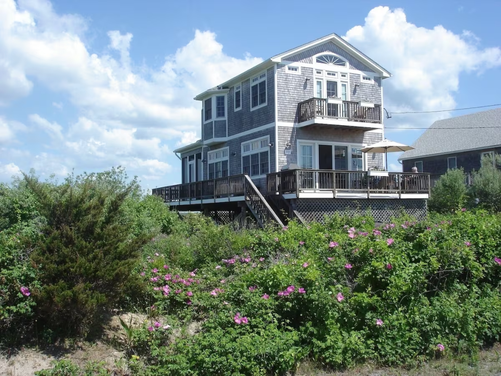 Destinos Románticos en Rhode Island Casa de playa frente al mar-2