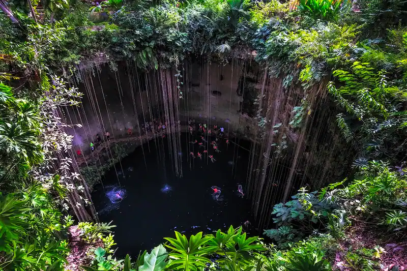 lugares para visitar en Puerto Morelos Cenotes Kin-Ha