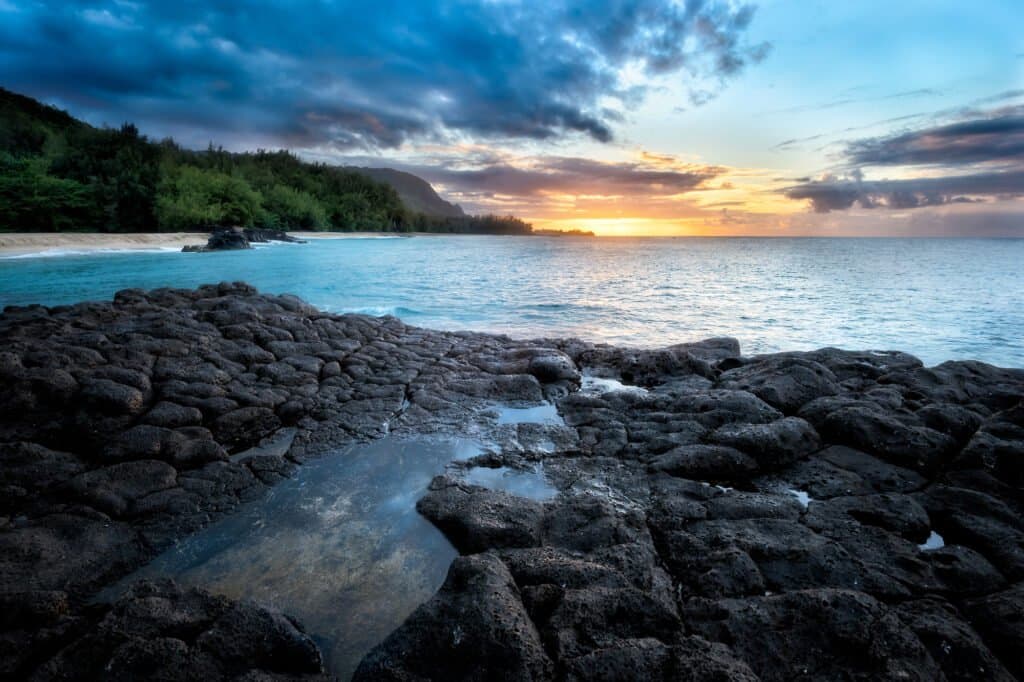 playas nudistas en los Estados Unidos Playa de Kauapea  Kalihiwai Hawái